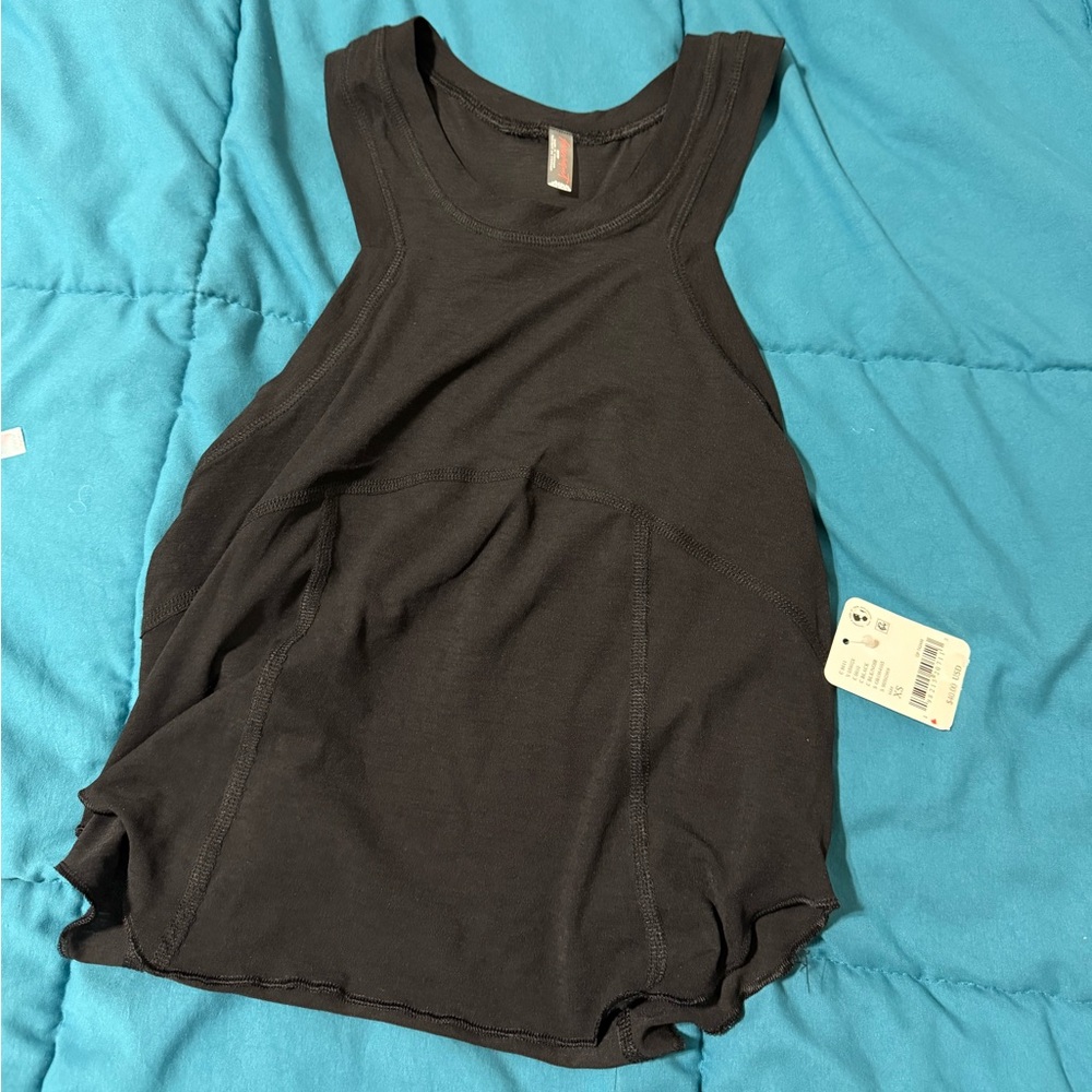 brand new with tags black free people workout top